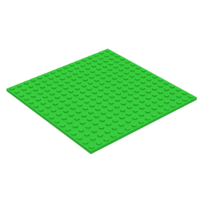 Plaat 16x16 Bright Green